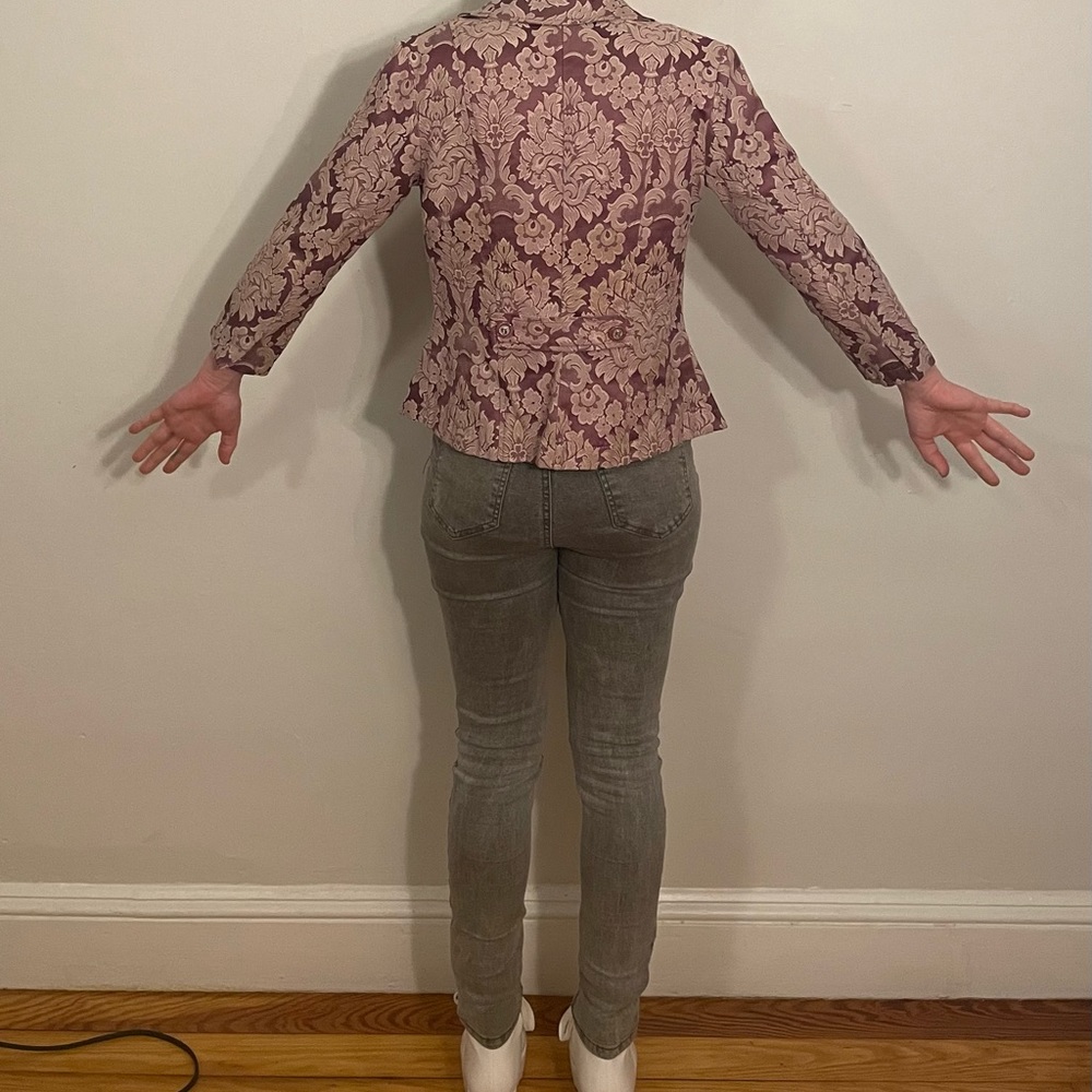 Vintage Blazer Embossed Pattern - image 2